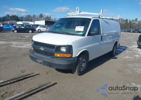 2014 Chevrolet Express 2500 Work Van from USA, damaged, VIN 1GCWGFBA2E1128062